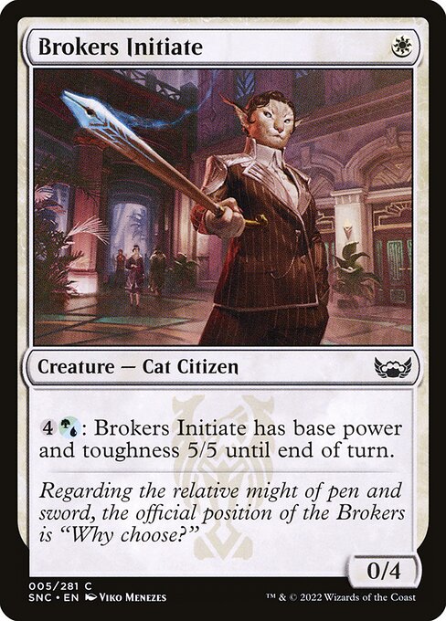 Brokers Initiate (5) [Streets of New Capenna]