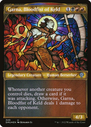 Garna, Bloodfist of Keld (340) [Dominaria United] [Showcase]