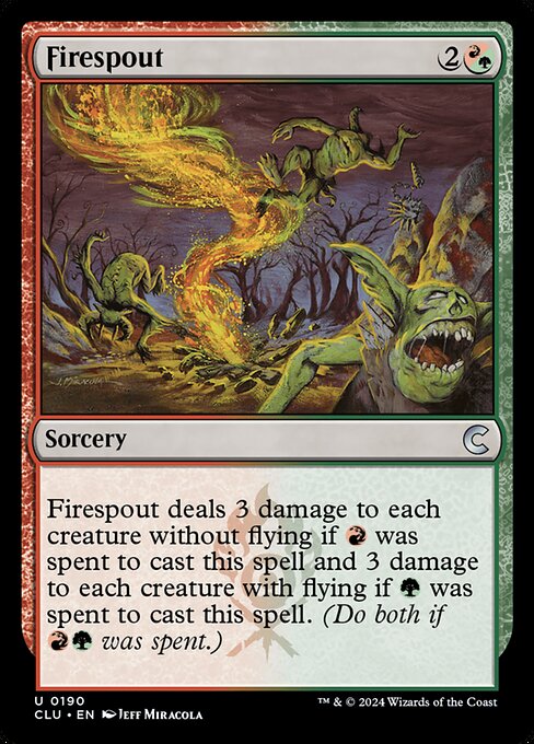 Firespout (190) [Ravnica: Clue Edition]