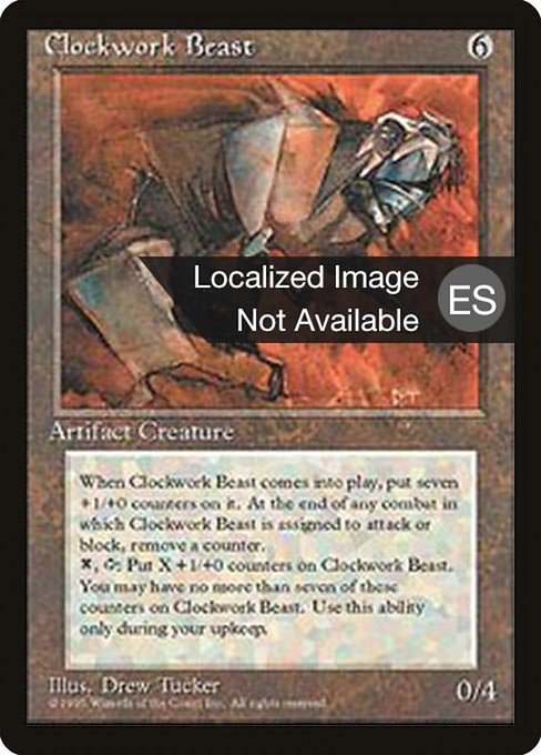 Clockwork Beast (307) [Fourth Edition Foreign Black Border]