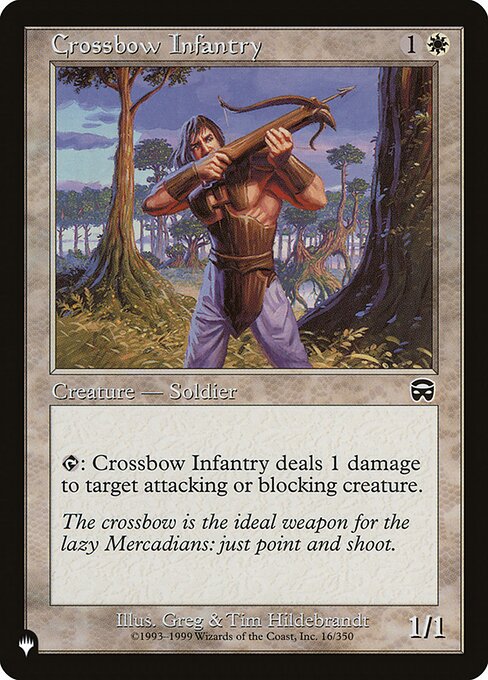 Crossbow Infantry (MMQ-16) [The List]
