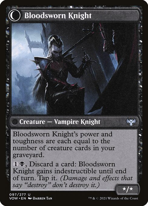 Bloodsworn Squire // Bloodsworn Knight (97) [Innistrad: Crimson Vow]