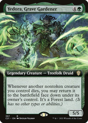 Yedora, Grave Gardener (397) [Commander 2021] [Extended Art]
