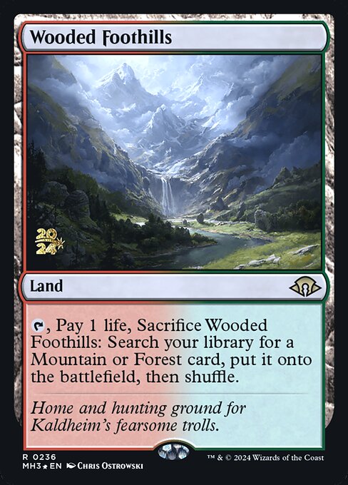 Wooded Foothills (236s) [Modern Horizons 3 Promos]