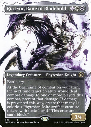 Ria Ivor, Bane of Bladehold (323) [Phyrexia: All Will Be One] [Showcase, Borderless]
