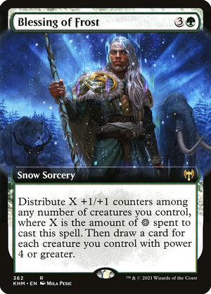 Blessing of Frost (362) [Kaldheim] [Extended Art]