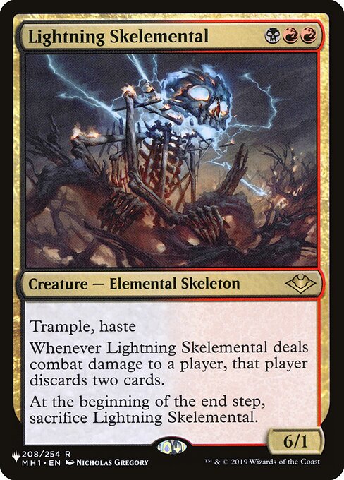 Lightning Skelemental (MH1-208) [The List]