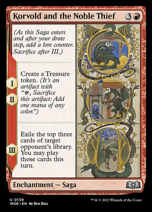 Korvold and the Noble Thief (139) [Wilds of Eldraine]