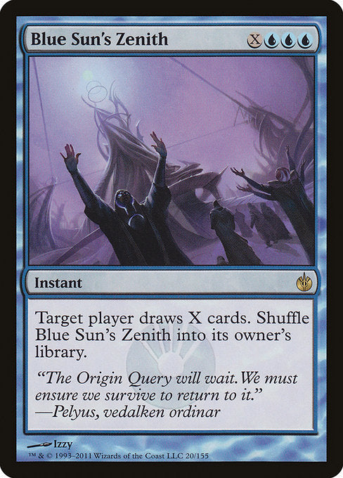 Blue Sun's Zenith (20) [Mirrodin Besieged]