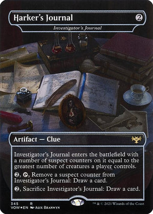 Investigator's Journal (345) [Innistrad: Crimson Vow] [Borderless]
