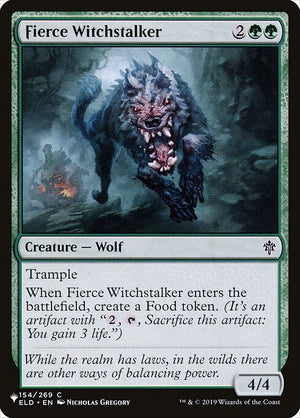 Fierce Witchstalker (ELD-154) [The List]