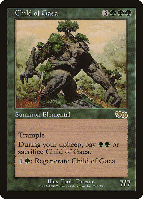 Child of Gaea (242) [Urza's Saga]