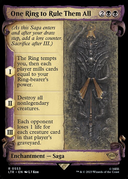One Ring to Rule Them All (553) [The Lord of the Rings: Tales of Middle-earth] [Showcase]