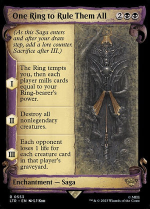 One Ring to Rule Them All (553) [The Lord of the Rings: Tales of Middle-earth] [Showcase]