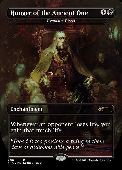 Exquisite Blood (206) [Secret Lair Drop] [Borderless]