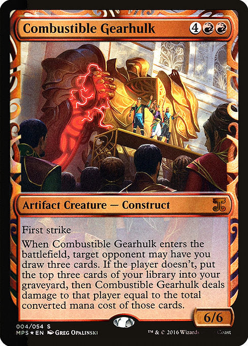 Combustible Gearhulk (4) [Kaladesh Inventions]