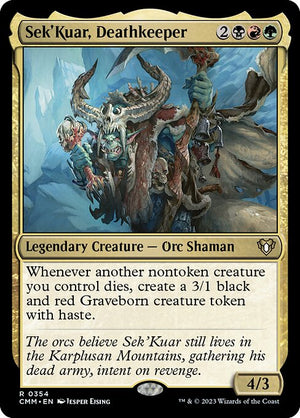 Sek'Kuar, Deathkeeper (354) [Commander Masters]