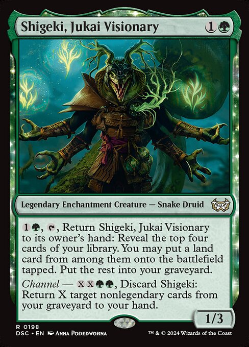 Shigeki, Jukai Visionary (198) [Duskmourn: House of Horror Commander]