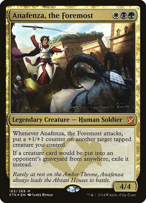 Anafenza, the Foremost (163s) [Khans of Tarkir Promos]