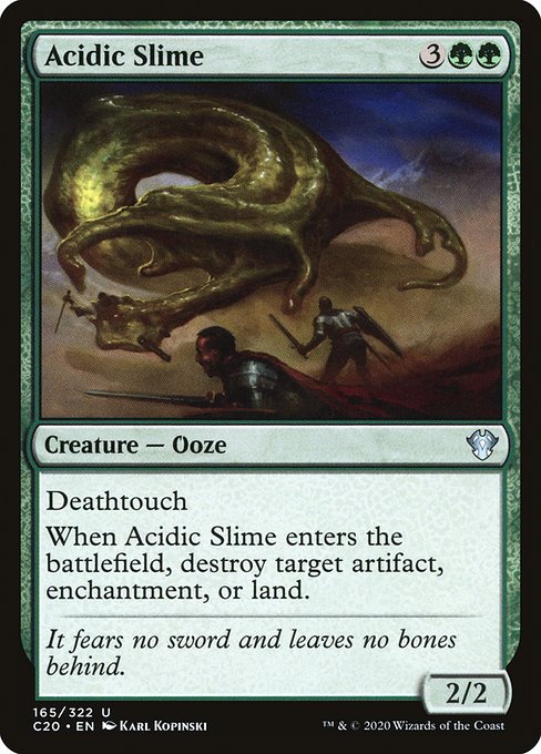 Acidic Slime (165) [Commander 2020]