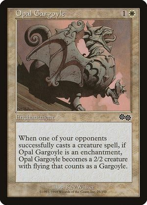Opal Gargoyle (25) [Urza's Saga]