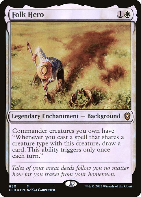 Folk Hero (650) [Commander Legends: Battle for Baldur's Gate]