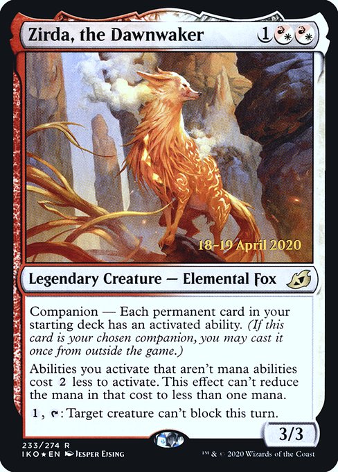 Zirda, the Dawnwaker (233s) [Ikoria: Lair of Behemoths Promos]