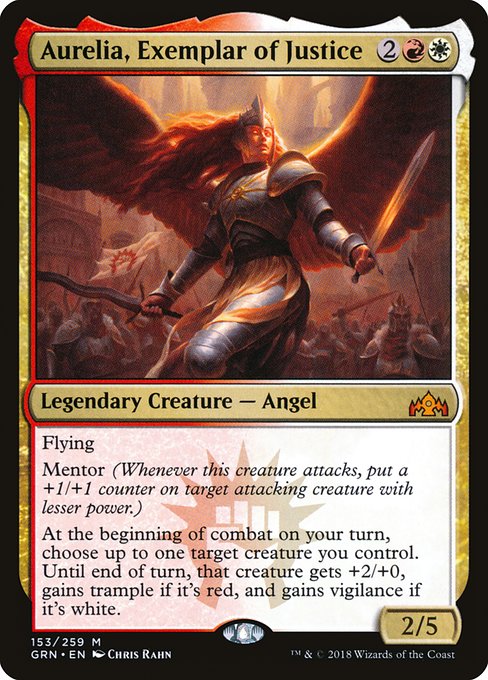Aurelia, Exemplar of Justice (153) [Guilds of Ravnica]