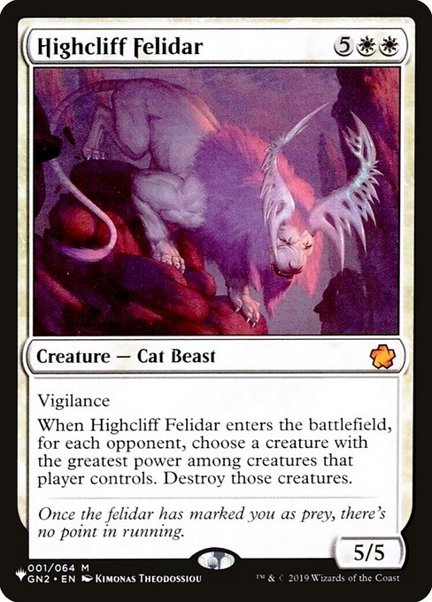 Highcliff Felidar (GN2-1) [The List]