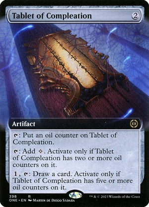 Tablet of Compleation (398) [Phyrexia: All Will Be One] [Extended Art]