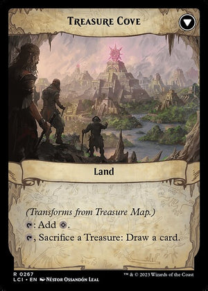 Treasure Map // Treasure Cove (267) [The Lost Caverns of Ixalan] Reverse