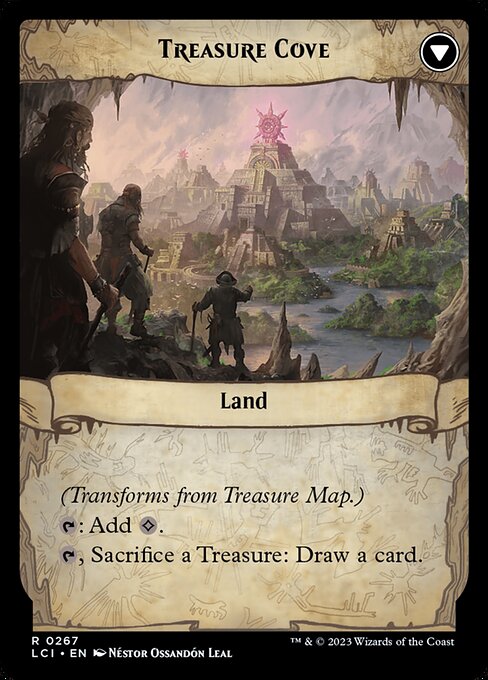 Treasure Map // Treasure Cove (267) [The Lost Caverns of Ixalan] Reverse