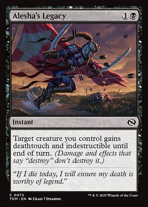 Alesha's Legacy (72) [Tarkir: Dragonstorm]