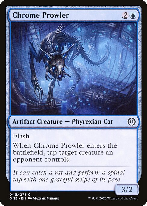 Chrome Prowler (45) [Phyrexia: All Will Be One]
