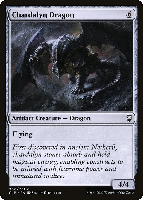 Chardalyn Dragon (306) [Commander Legends: Battle for Baldur's Gate]