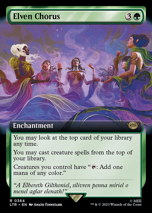 Elven Chorus (364) [The Lord of the Rings: Tales of Middle-earth] [Extended Art]
