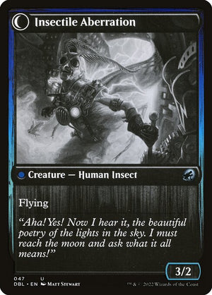 Delver of Secrets // Insectile Aberration (47) [Innistrad: Double Feature] Reverse