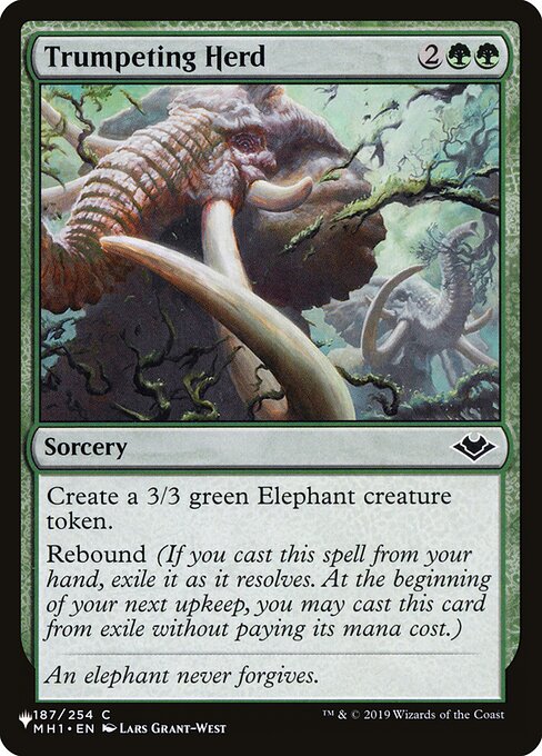 Trumpeting Herd (MH1-187) [The List]