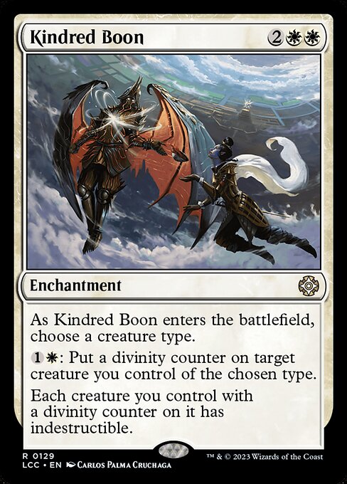 Kindred Boon (129) [The Lost Caverns of Ixalan Commander]