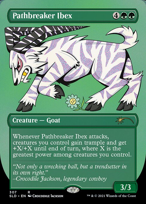 Pathbreaker Ibex (307) [Secret Lair Drop] [Borderless]