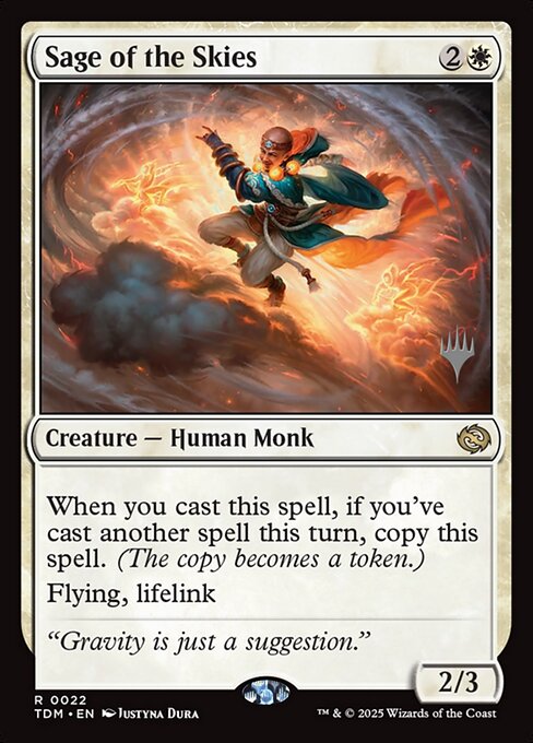 Sage of the Skies (22p) [Tarkir: Dragonstorm Promos]