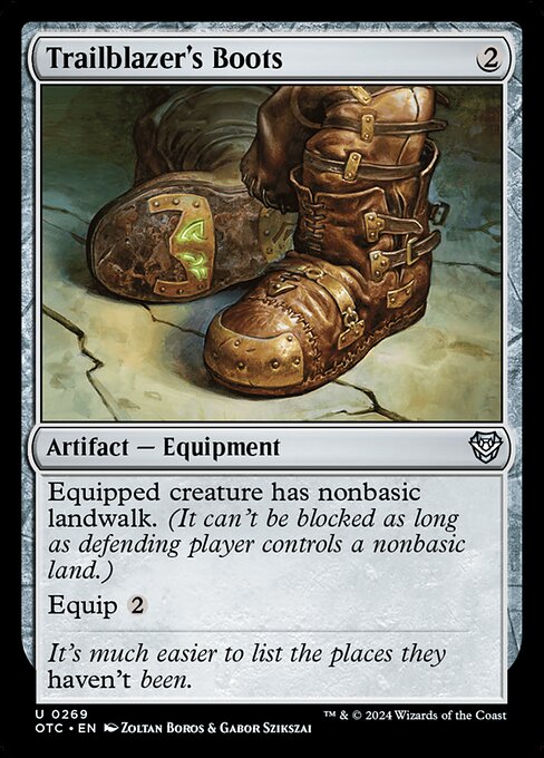 Trailblazer's Boots (269) [Outlaws of Thunder Junction Commander]