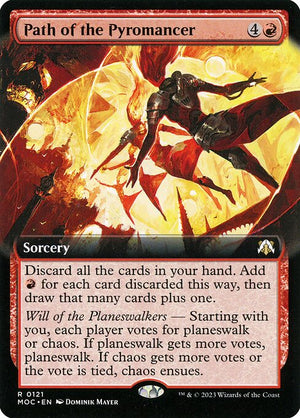 Path of the Pyromancer (121) [March of the Machine Commander] [Extended Art]