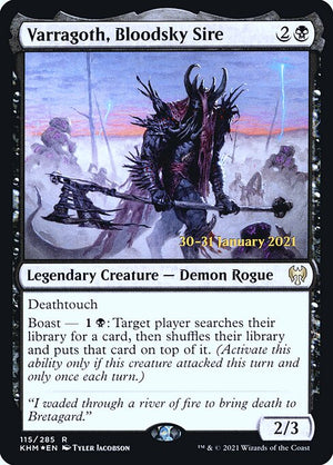 Varragoth, Bloodsky Sire (115s) [Kaldheim Promos]