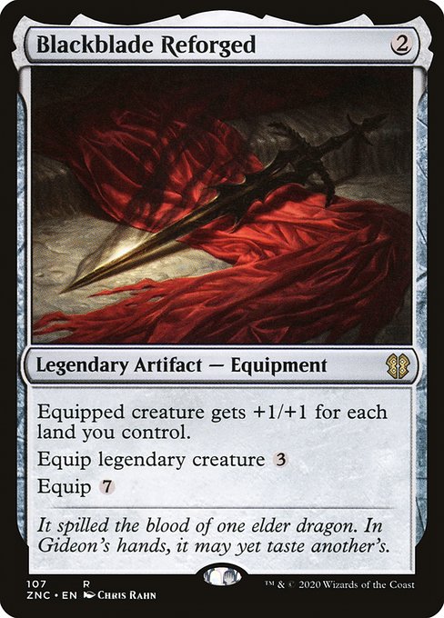 Blackblade Reforged (107) [Zendikar Rising Commander]