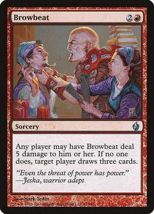 Browbeat (21) [Premium Deck Series: Fire and Lightning]