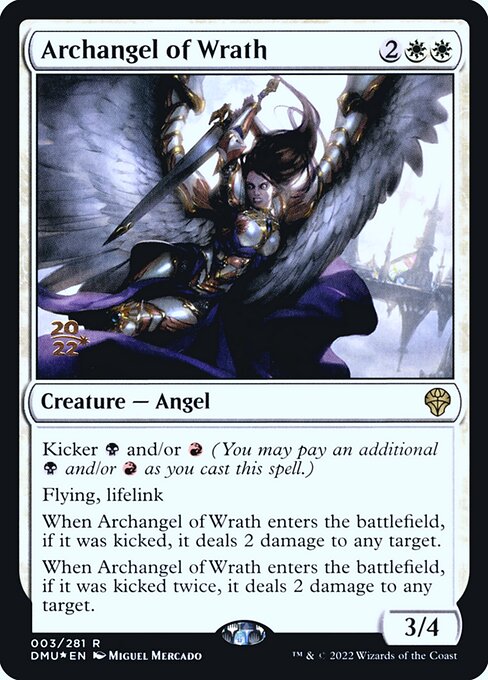 Archangel of Wrath (3s) [Dominaria United Promos]