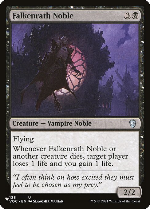 Falkenrath Noble (VOC-128) [The List]