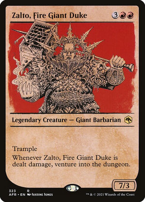 Zalto, Fire Giant Duke (323) [Adventures in the Forgotten Realms] [Showcase]