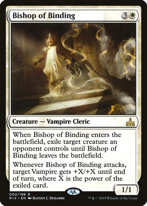 Bishop of Binding (2) [Rivals of Ixalan]